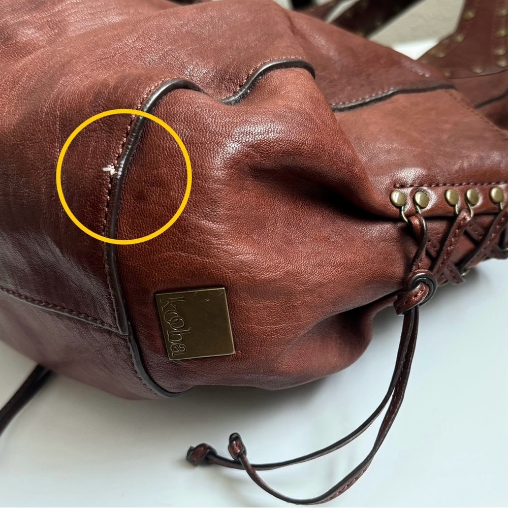 Kooba “Brynne” Leather Hobo Bag - Picture 16 of 16